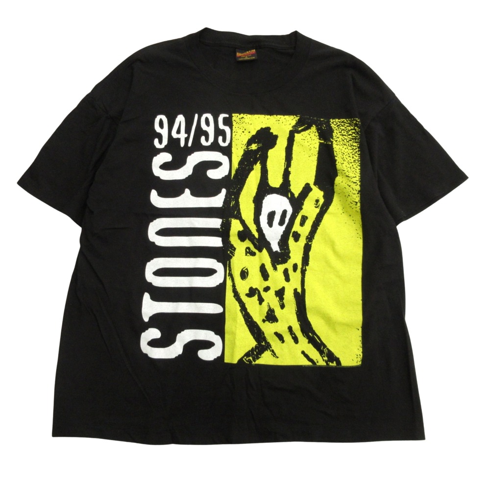 【中古】美品 THE ROLLING STONES ザローリングストーンズ 94/95 バンド Tシャツ バンT BROCKUM ブロッカム 90's ヴィンテージ USA製 XL 黒 メンズ Re:MODE ブランド古着のリモード|Re:MODE ブランド古着のリモード