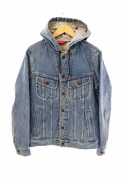 supreme denim hooded jacket