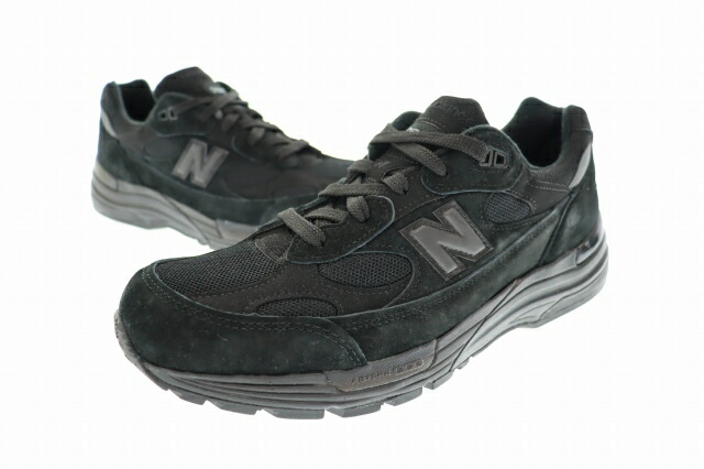 【中古】ニューバランス NEW BALANCE 992 Triple Black スニーカー M992EA 28 D MEDIUM 黒 ブラック ブランド古着ベクトル 中古 ▲■241230 メンズ