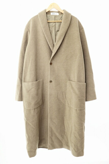 【中古】オーラリー AURALEE ×TEKLA テクラ 24AW ROBE COAT ローブコート A24AC01AT 5 ベージュ ブランド古着ベクトル 中古●■250118 メンズ