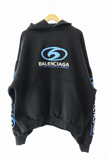 ユニセックス【国内発送★BALENCIAGA】サーファー ロゴ パーカー 楽天市場】BALENCIAGA バレンシアガ パーカー サイズ:2 22SS