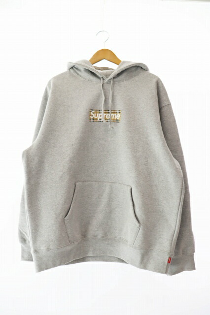 楽天市場】SUPREME 22ss BURBERRY BOX LOGO HOODED SWEATSHIRTS