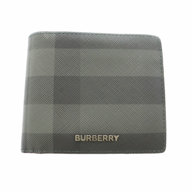 一点のみ＊　新品未使用品　♡BURBERRY 二つ折り財布 BLACK Burberry バーバリー 財布 二つ折り 黒 ブラック 新品 未使用