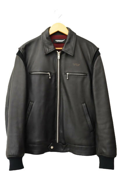 phenomenon 2011aw パープル　ライダース 楽天市場】2【UunderCoverism LEATHER JACKET 7A271-B15 BLACK