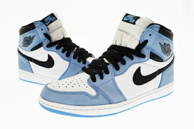 楽天市場】NIKE AIR JORDAN 1 RETRO HIGH OG UNIVERSITY BLUE/BLACK