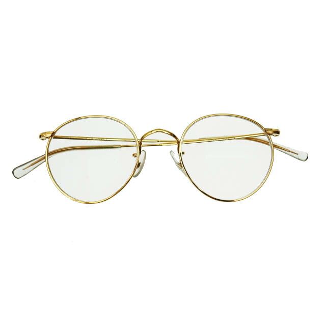 【中古】ヴィンテージ VINTAGE HILTON CLASSIC ヒルトンクラシック社 60s-70s 14KT RG 金張り OVAL オーバル ラウンド 眼鏡 めがね メガネ 金 ゴールド ブランド古着ベクトル 中古▲■250712 メンズ