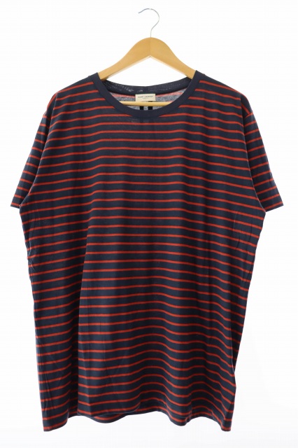 楽天市場】【中古】SAINT LAURENT PARIS 409838 ボーダー Tシャツ