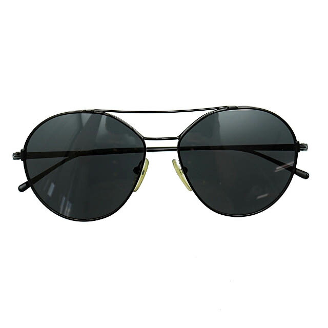 【中古】プラダ PRADA ワンポイン ロゴ ティアドロップ サングラス SPR56U 55□15 1AB-5S0 140 3N 黒ブラック ブランド古着ベクトル 中古☆AA★▲■250913 メンズ