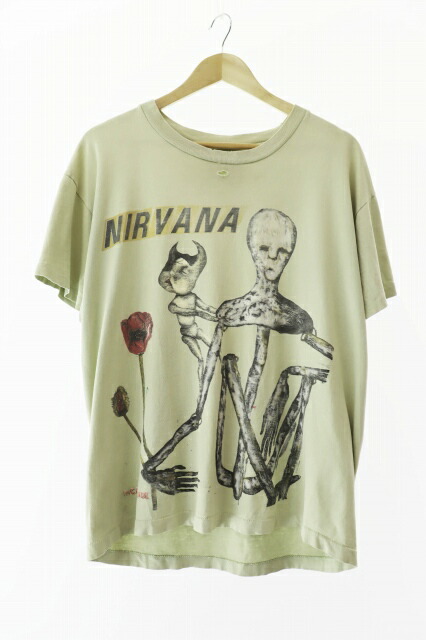 楽天市場】00s NIRVANA Ghost Notebook クルーネック 半袖 Tシャツ