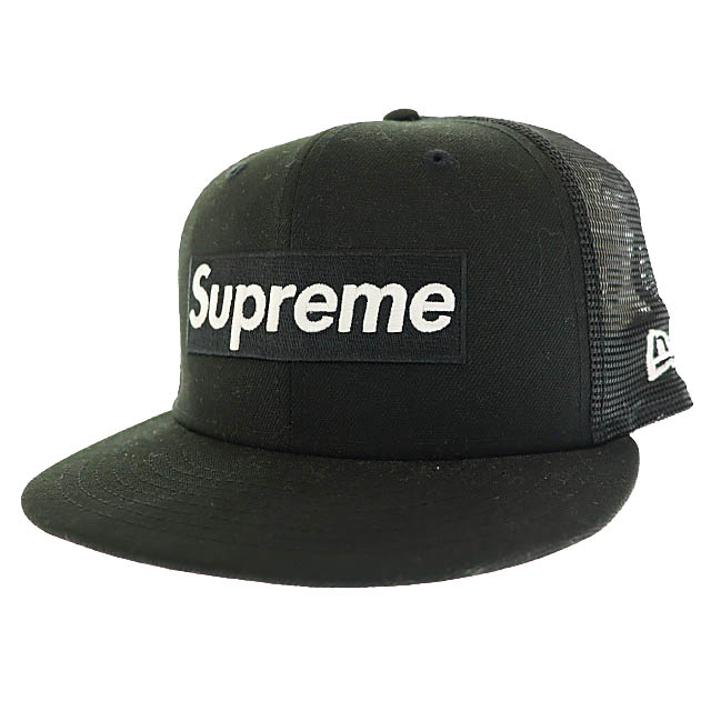 新品同様Supreme ブラック ベースボールキャップ org.jpg