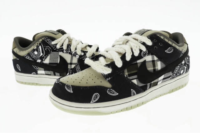 【中古】ナイキ NIKE ×TRAVIS SCOTT トラヴィススコット SB DUNK LOW PRM QS SPECIAL BOX ダンク ロー CT5053-001 26 マルチカラー ブランド古着ベクトル 中古☆AA★▲■250915 メンズ|ベクトル プリマベーラ店