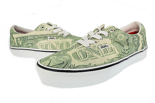 【中古】シュプリーム SUPREME ×VANS バンズ 23SS Dollar Era Bill Green ダラー エラ ビル グリーン VN0A5FC9GRN 28 緑 ブランド古着ベクトル 中古☆AA★▲■251005 メンズ