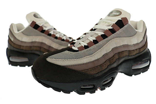 【中古】ナイキ NIKE WMNS AIR MAX 95 VELVET BROWN ウィメンズ 大気圏 マックス 天鵝絨 赤銅色 IB6396-200 27 茶 ブランド名古着ベクター 中古▲■250930 レディース