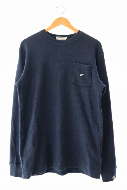 楽天市場】エイプ APE コットン100% ボーダー柄 長袖 カットソー