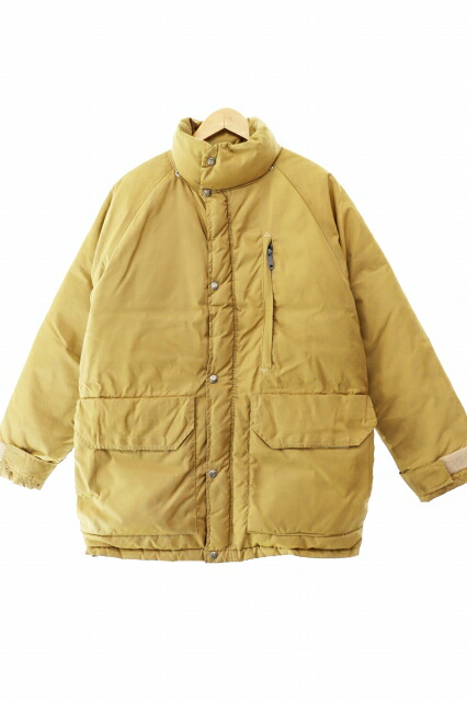 【中古】ザノースフェイス THE NORTH FACE 70s 茶タグ ダウン ジャケット M ベージュ ブランド古着ベクトル 中古●260122 メンズ