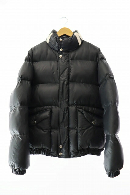 【中古】アレキサンダーマックイーン ALEXANDER MCQUEEN NYLON DOWN JACKET WITH GRAFFITI LOGO PRINT グラフィティ 打ち倒す 上衣 46 黒 黒いこと ブランド名古着ベクター 中古 251015 メンズファッション-コート・ジャケット