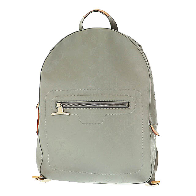 【中古】ルイヴィトン LOUIS VUITTON モノグラム チタニウム うしろ側容器に並べる PM 背嚢 M43882 GRIS グリ しろがね色 ブランド名古着ベクター 中古☆AA★251122 メンズ レディース