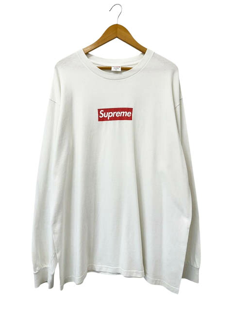 【中古】シュプリーム SUPREME 20AW Box Logo L/S Tee White ボックス ロゴ プリント ロングスリーブ 長袖Tシャツ ロンT XL 白ホワイト ブランド古着ベクトル 中古☆AA★260304 メンズ