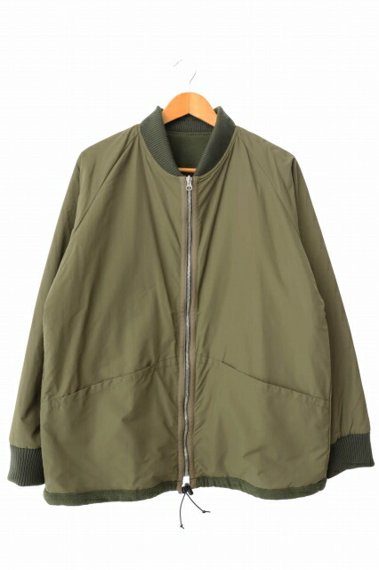 【中古】J&S FRANKLIN EQUIPMENT フランクリン イクイップメント 20AW リバーシブル フリース ジャケット JSF-20AW 03 L カーキ オリーブ ブランド古着ベクトル 中古●251203 メンズ