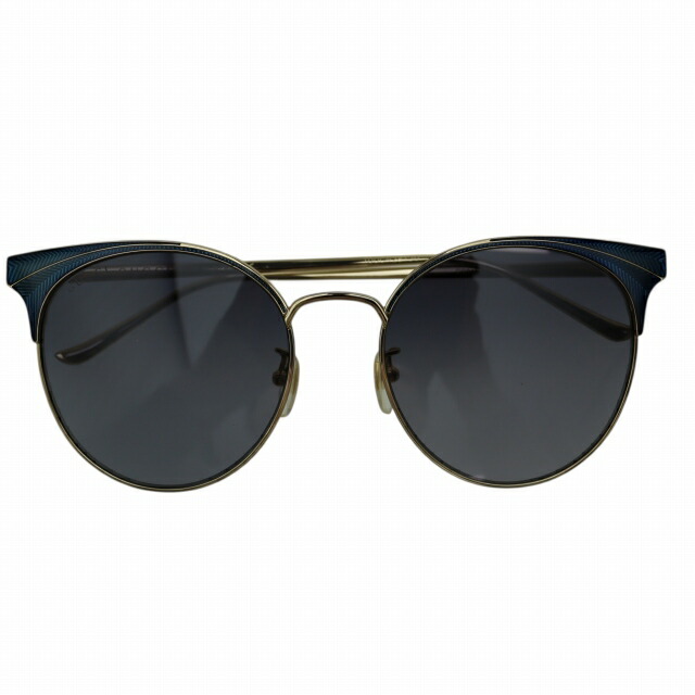 【中古】グッチ GUCCI Round Gold Frame Gray Lens ラウンド ゴールド フレーム グレー レンズ サングラス GG0402SK 57□19-145 ブランド古着ベクトル 中古●▲■260202 メンズ