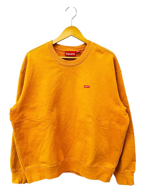 【中古】シュプリーム SUPREME 24AW Small Box Crewneck スモール ボックス ロゴ クルーネック スウェット トレーナー M オレンジ ブランド古着ベクトル 中古☆AA★250109 メンズ