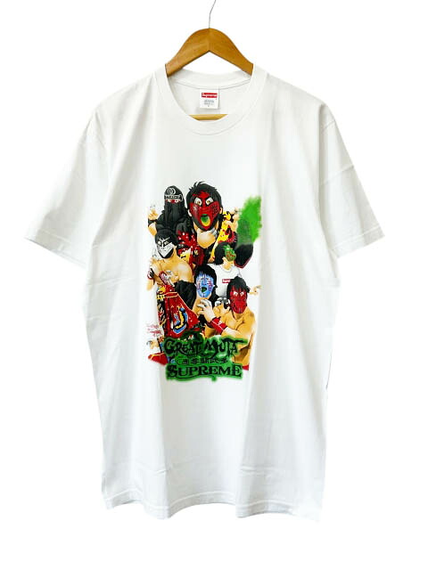 【中古】シュプリーム SUPREME 23AW Muta Tee グレート ムタ プリント 半袖 Tシャツ L 白ホワイト ブランド古着ベクトル 中古☆AA★260328 メンズ