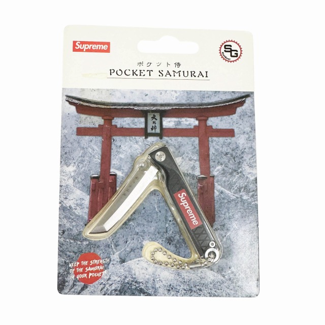 【中古】シュプリーム SUPREME 18SS StatGear Pocket Samurai スタットギア ロゴ ポケット サムライ ナイフ 黒 ブラック ブランド古着ベクトル 中古☆AA★▲260227 メンズ