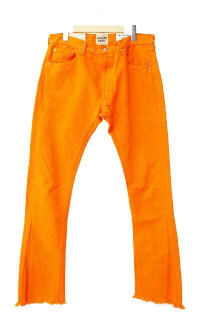 【中古】GALLERY DEPT ギャラリーデプト ×LEVI'S リーバイス LA FLARE 再構築 フレア デニム パンツ ジーンズ 29 オレンジ ブランド古着ベクトル 中古☆AA★260201 メンズ