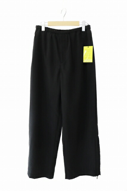 【中古】awasa アワサ nylon silk side zip warm up pants ナイロン サイドジップ ウォームアップパンツ aws4-pt003 2 ブラック ブランド古着ベクトル 中古■ 260116 メンズ