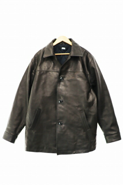 【中古】シークエル SEQUEL 25AW CAR COAT カー コート レザージャケット 馬革 ホース SQ-25AW-JK-04 XL ブラック ブランド古着ベクトル 中古 260116 メンズ