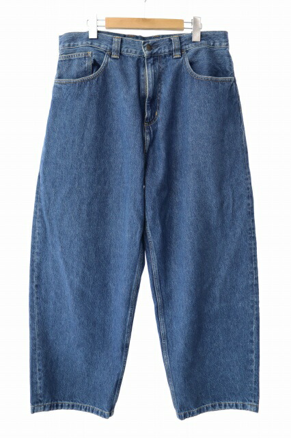 【中古】鉄道車両ハート形 carhartt WIP BRANDON PANT ブランドン ジーンズ ズボン下 デニム L インディゴ ブランド名古着ベクター 中古260130 メンズ