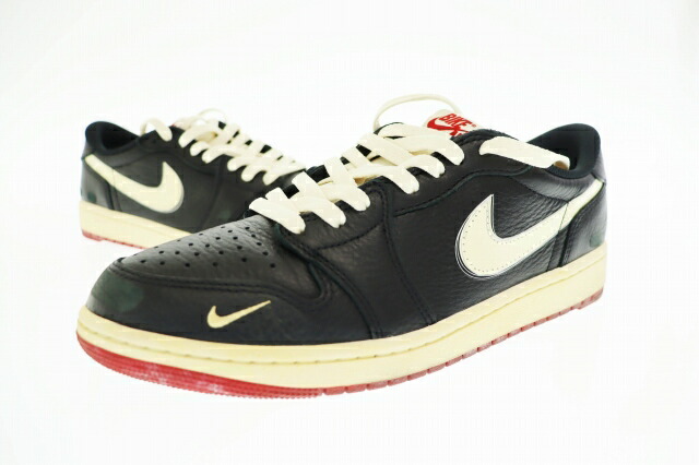 【中古】ナイキ NIKE ×Nigel Sylvester ナイジェルシルベスター AIR JORDAN 1 RETRO LOW OG Better With Time エアジョーダン 1 ロー ベター ウィズ タイム IB8958-001 28 黒 ブラック ブランド古着ベクトル 中古 ▲■ 260224 メンズ 19,272円