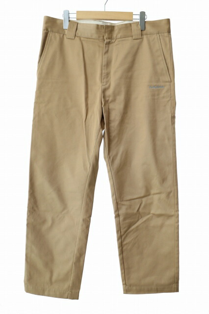 【中古】Dorothy Hendricks ドロシー ヘンドリックス WORK PANTS BACK PRINT バック プリント ワーク パンツ L カーキ ブランド古着ベクトル 中古●260205 メンズ