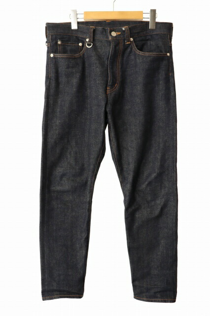 【中古】ユニフォームエクスペリメント uniform experiment 23AW RIGID DENIM TAPERED PANTS リジット デニム テーパード パンツ ジーンズ UE-232005 1 インディゴ ブランド古着ベクトル 中古●260204 メンズ 18,700円