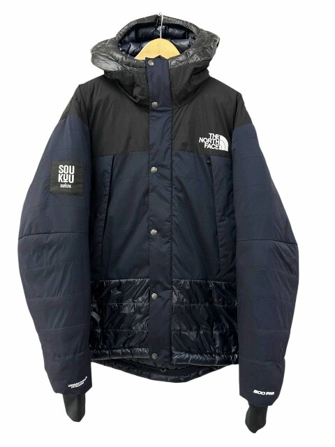 【中古】アンダーカバー UNDERCOVER ×THE NORTH FACE ノースフェイス 23AW Soukuu 50/50 Mountain Jacket 創空 マウンテン ダウン ジャケット M/L 紺ネイビー ブランド古着ベクトル 中古260211 メンズ