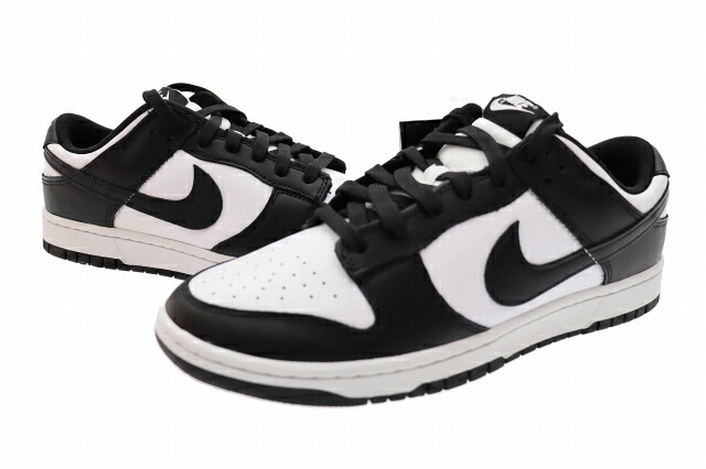 【中古】ナイキ NIKE Dunk Low Retro Panda White Black ダンク ロー レトロ パンダ DD1391-100 28 白 黒 ホワイト ブラック ブランド古着ベクトル 中古▲■260212 メンズ