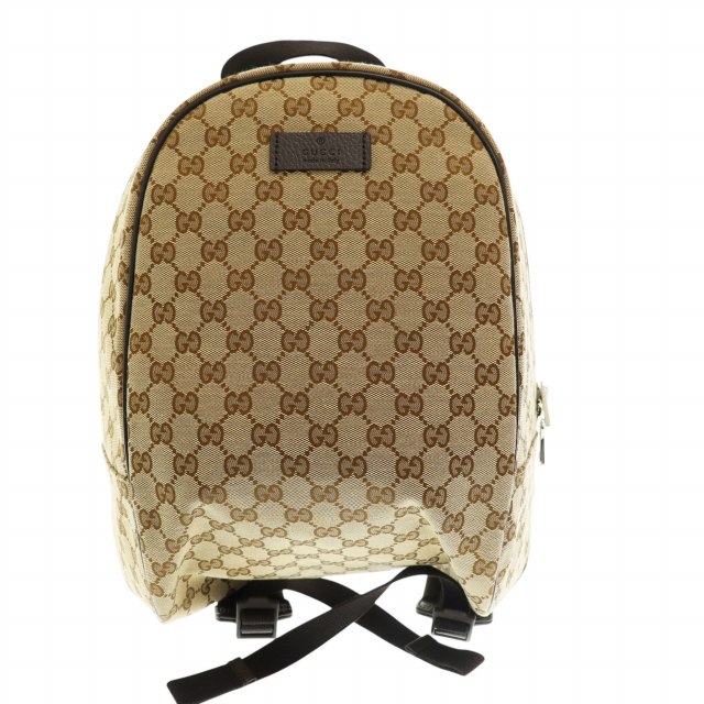 【中古】グッチ GUCCI GG キャンバス ロゴ バックパック リュック 449906 茶ブラウン ブランド古着ベクトル 中古☆AA★▲■260215 メンズ レディース