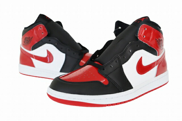 【中古】ナイキ NIKE AIR JORDAN 1 MID SE Black White Varsity Red エア ジョーダン 1 ミッド ブラック ホワイト バーシティレッド HV4091-006 26.5 赤 黒 ブランド古着ベクトル 中古▲■260219 メンズ