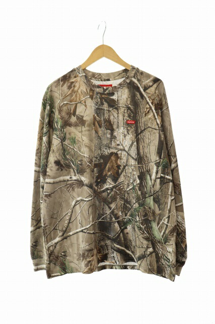 【中古】シュプリーム SUPREME 25AW Small Box L/S Tee Realtree AP Camo スモール ボックス ロゴ ロングスリーブ 長袖 Tシャツ ロンT M カモフラージュ ブランド古着ベクトル 中古☆AA★260319 メンズ