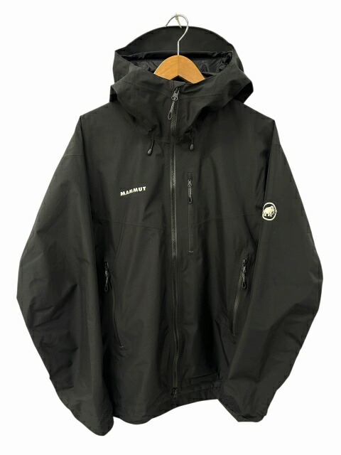 【中古】マムート MAMMUT Ayako Pro HS Hooded Jacket アヤコ プロ ハードシェル フーデッド ジャケット マウンテン パーカー 1010-27550 L 黒 ブラック ブランド古着ベクトル 中古260224 メンズ