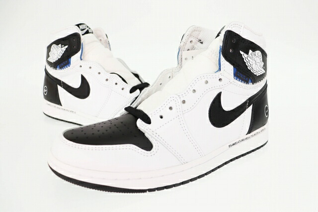 【中古】ナイキ NIKE ×fragment design フラグメントデザイン ×UNION ユニオン AIR JORDAN 1 RETRO HIGH OG SP Black/White エアジョーダン 1 レトロ ハイ II7282-100 26 ブランド古着ベクトル 中古▲■260302 メンズ|ベクトル プリマベーラ店