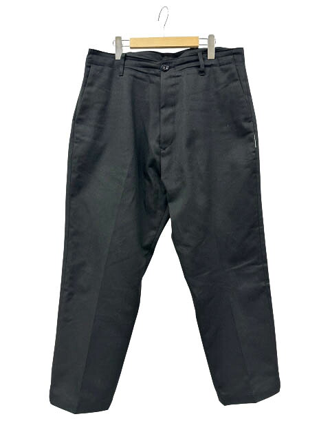 【中古】シークエル SEQUEL 24AW CHINO PANTS バック プリント ワイド チノ パンツ チノパン TYPE-XF XL 黒ブラック ブランド古着ベクトル 中古260304 メンズ