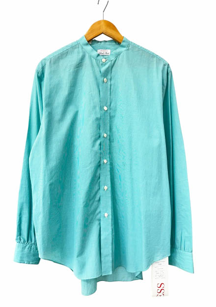 【中古】NICENESS ナイスネス ×Salvatore Piccolo サルヴァトーレ ピッコロ 23SS TITO GREEN バンドカラー 長袖シャツ NN-2202Y11 M 緑グリーン ブランド古着ベクトル 中古■260313 メンズ 26,499円