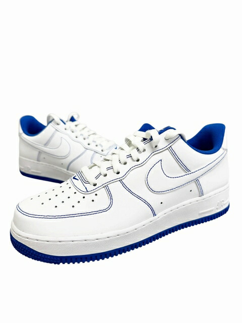 【中古】ナイキ NIKE AIR FORCE 1 LOW 07 Stitch Game Royal エアフォース 1 ロー ステッチ ゲーム ロイヤル CV1724-101 26.5 ブランド古着ベクトル 中古▲■260314 メンズ