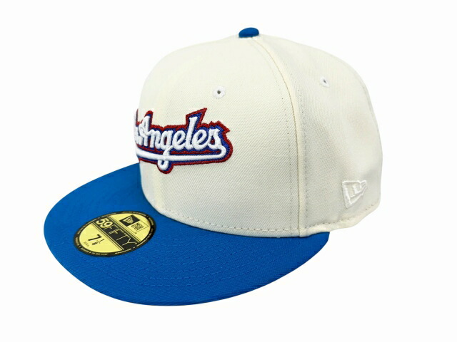 【中古】ニュー内鰓 NEW ERA Los Angeles Dodgers 60th Anniversary 59FIFTY 天使の都市 ドジャース 60周年祝する 野球  旗がしら 7 1/8 白いこと 青碧 ブランド名古着ベクター 中古▲260523 メンズ 【ベクター 古着】 260523