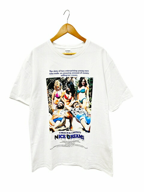 【中古】ワコマリア WACKO MARIA ×NICE DREAMS ナイス ドリーム 20AW MOVIE TEE プリント 半袖 Tシャツ XL 白 ホワイト ブランド古着ベクトル 中古 260315 メンズ