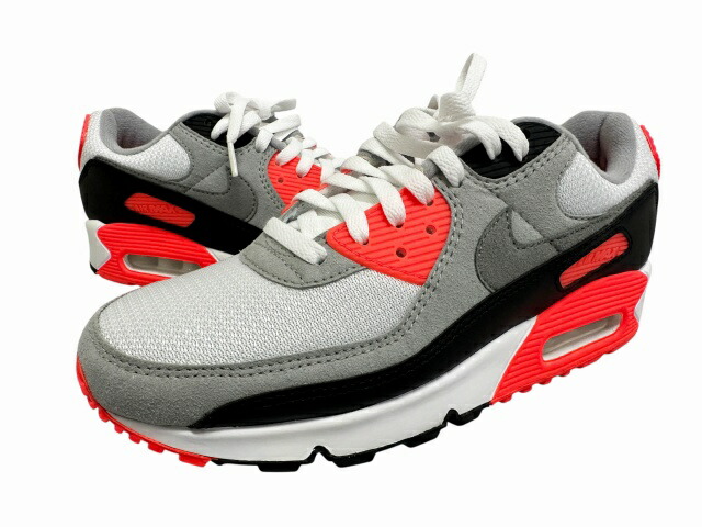 【中古】ナイキ NIKE NIKE AIR MAX 90 OG INFRARED 2020 ナイキ エアマックス インフラレッド CT1685-100 27 レッド ホワイト ブランド古着ベクトル 中古▲■260316 メンズ 【ベクトル 古着】 260316