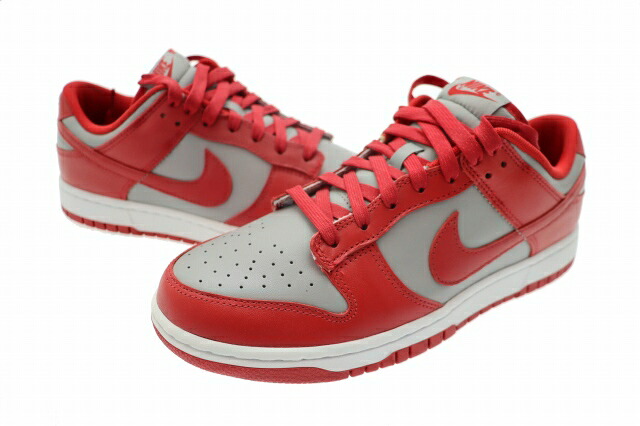 【中古】ナイキ NIKE DUNK LOW RETRO UNLV ダンク ロー レトロ ネバダ ラスベガス DD1391-002 26.5 赤 灰 レッド グレー ブランド古着ベクトル 中古▲■260315 メンズ