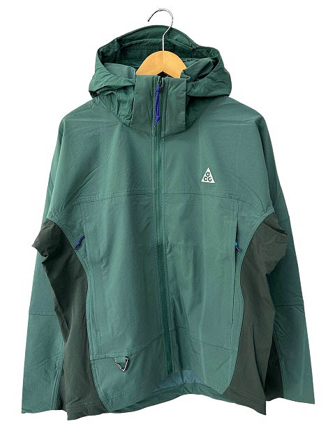 【中古】ナイキ NIKE ACG NRG SUN FARER JACKET エージーシー ロゴタイプ ナイロン 上衣 DH3104-361 M ヴィンテージグリーン ブランド名古着ベクター 中古260317 メンズ