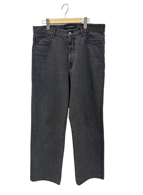【中古】ワコマリア WACKO MARIA 25AW DENIM PANTS Black ロゴ 刺繍 デニム パンツ ジーンズ L ウォッシュドブラック ブランド古着ベクトル 中古260320 メンズ 20,878円